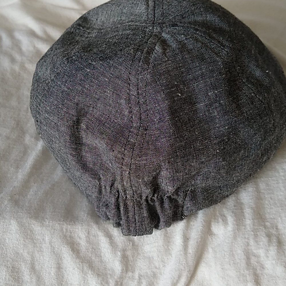 Men's stitched down flat cap - Picture 3 of 5